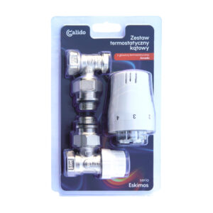 ZESTAW GRZEJNIKOWY TERMOSTATYCZNY KĄTOWY 1/2" ESKIMOS CALIDO AMANDA