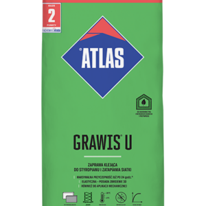 Atlas Grawis U zaprawa klejąca do styropianu i zatapiania siatki 25kg