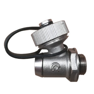 ZAWÓR SPUSTOWY 1/2" DO ROZDZIELACZA NIKLOWANY CALIDO