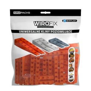 Klin poziomujący uniwersalny 25mm MINI PAKA